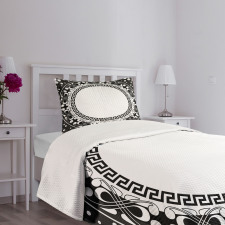 Spirals Swirls Circle Bedspread Set