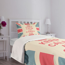 Carry on British Flag Bedspread Set