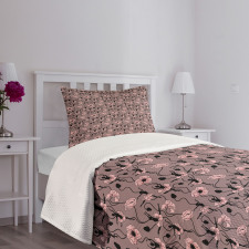 Dancers and Flowers Bedspread Set