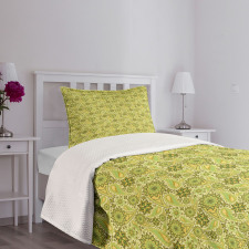 Paisley Motifs Bedspread Set