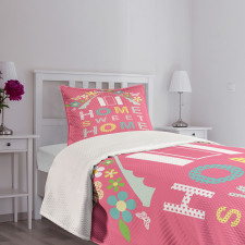 Floral Retro Bedspread Set