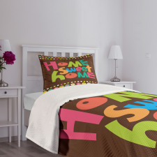 Colorful Funky Bedspread Set