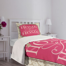 Frame with Flowers Bedspread Set