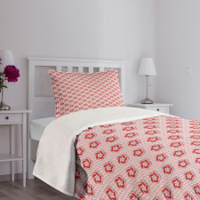 Abstract Spring Flora Bedspread Set