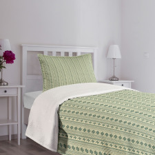 Tribal National Borders Bedspread Set