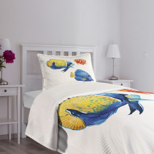 Tropic Accents Aquarium Bedspread Set