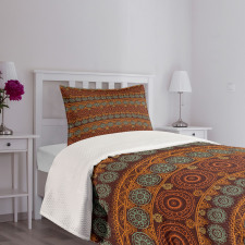 Primitive Floral Bedspread Set