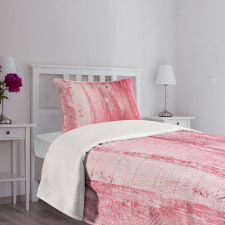 Distressed Wood Bedspread Set