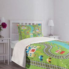 Country Town Bedspread Set