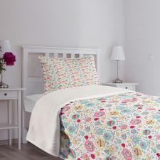 Coffee and Sweets Bedspread Set