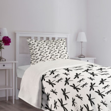 Bold and Black Bedspread Set