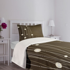 Dotted Lines Vintage Bedspread Set