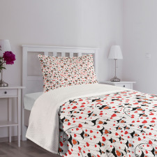 Ornate Hearts Bedspread Set