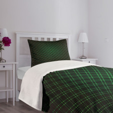 Future Grid Pattern Bedspread Set