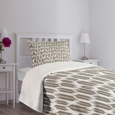 Palm Tree Leaves Bedspread Set