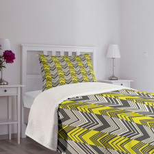 Zigzag Pattern Bedspread Set