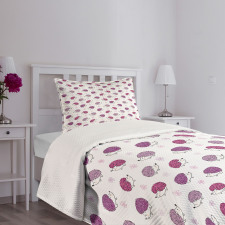 Daisies Watercolors Bedspread Set