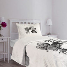 Camera Film Noir Bedspread Set