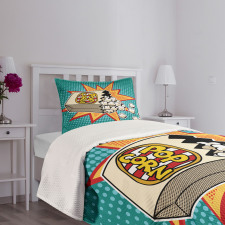 Retro Popcorn Bedspread Set