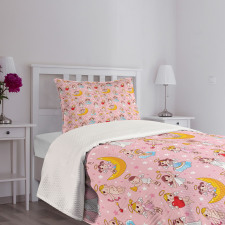 Fairies Music Cheerful Bedspread Set