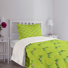 Country House on Hills Bedspread Set