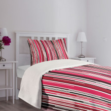 Vertical Colorful Line Bedspread Set