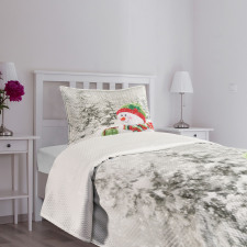 Snowy Woodland Holiday Bedspread Set