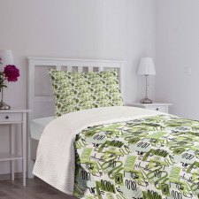 Tribal Doodle Lines Bedspread Set