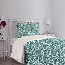 Foliage with Paisleys Bedspread Set