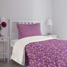 Romantic Nature Pattern Bedspread Set