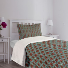 Classic Flower Motifs Bedspread Set