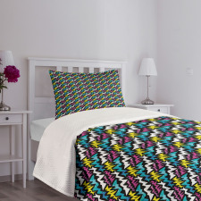 Modern Street Art Bedspread Set