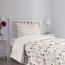 Geometrical Memphis Fun Bedspread Set