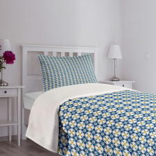 Traditional Azulejo Tile Bedspread Set