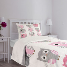 Owl Animals Bedspread Set
