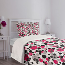 Retro Circle Dots Bedspread Set