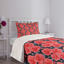 Romantic Blossoms Buds Bedspread Set