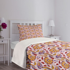 Persian Paisley Floral Bedspread Set