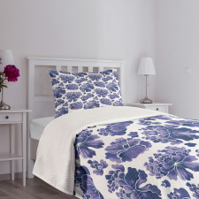 Chinese Lotus Bedspread Set