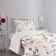 Square Composition Bedspread Set