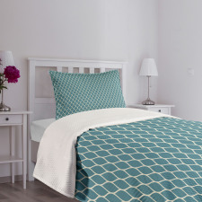 Wavy Lines Tile Bedspread Set