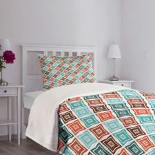 Bohemian Pastel Retro Bedspread Set