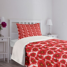 Seasonal Romantic Spring Bedspread Set