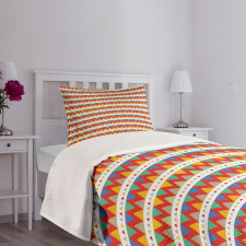 Chevron Zigzags Bedspread Set