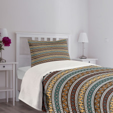 Shapes Pattern Bedspread Set