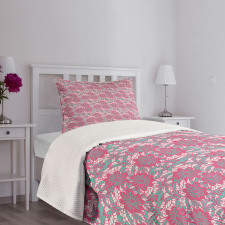 Pastel Nature Design Bedspread Set