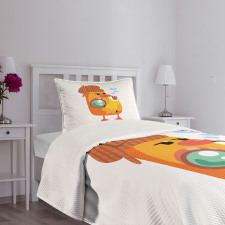 Private Detective Duck Bedspread Set