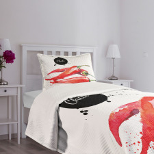 Chili Pepper Hot Spicy Bedspread Set