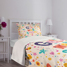 Get Well Soon Wish Cheery Bedspread Set