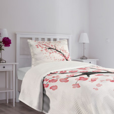 Sakura Artwork Bedspread Set